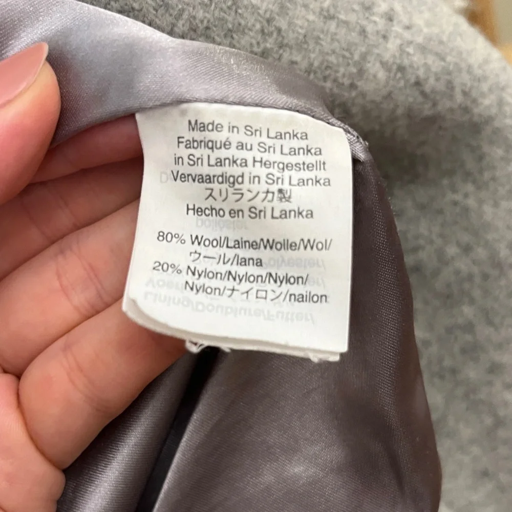 J. Crew Light Gray Women's Wool Coat - Picture 4 of 8